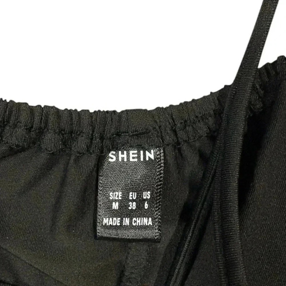 NWOT SHEIN SEXY, Bow Dress With Straps (without t-shirt), Medium, Black - Picture 8 of 9